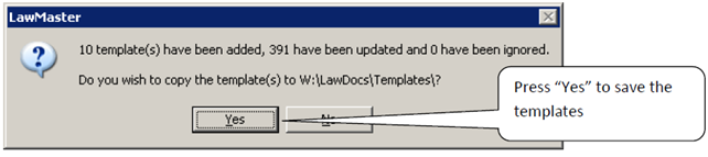 How to install precedent updates for Lawmaster Users